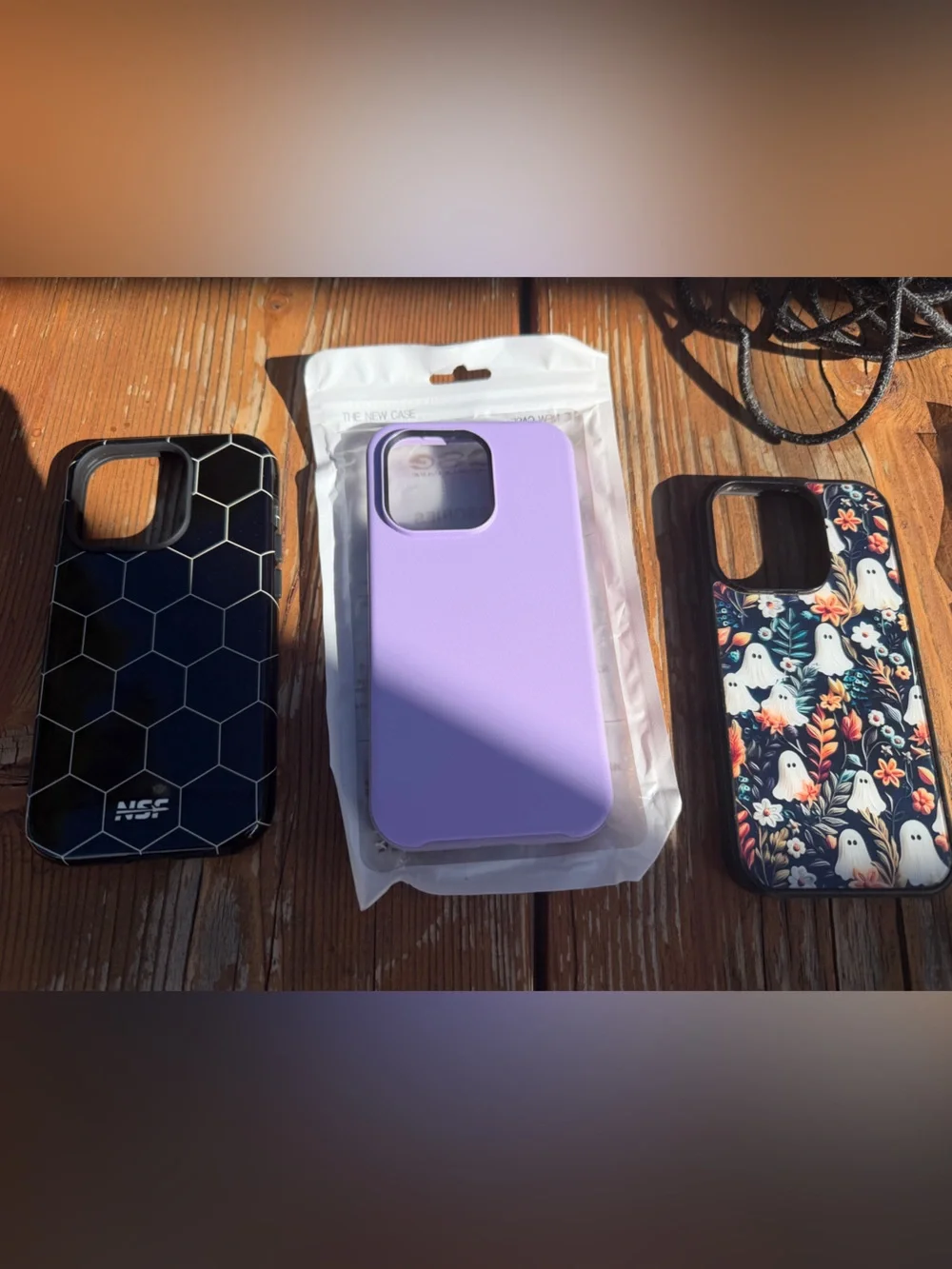 iPhone 14 Pro Otterbox Space X Cases & Four 10 ft Woven Lightning USB-A Chargers